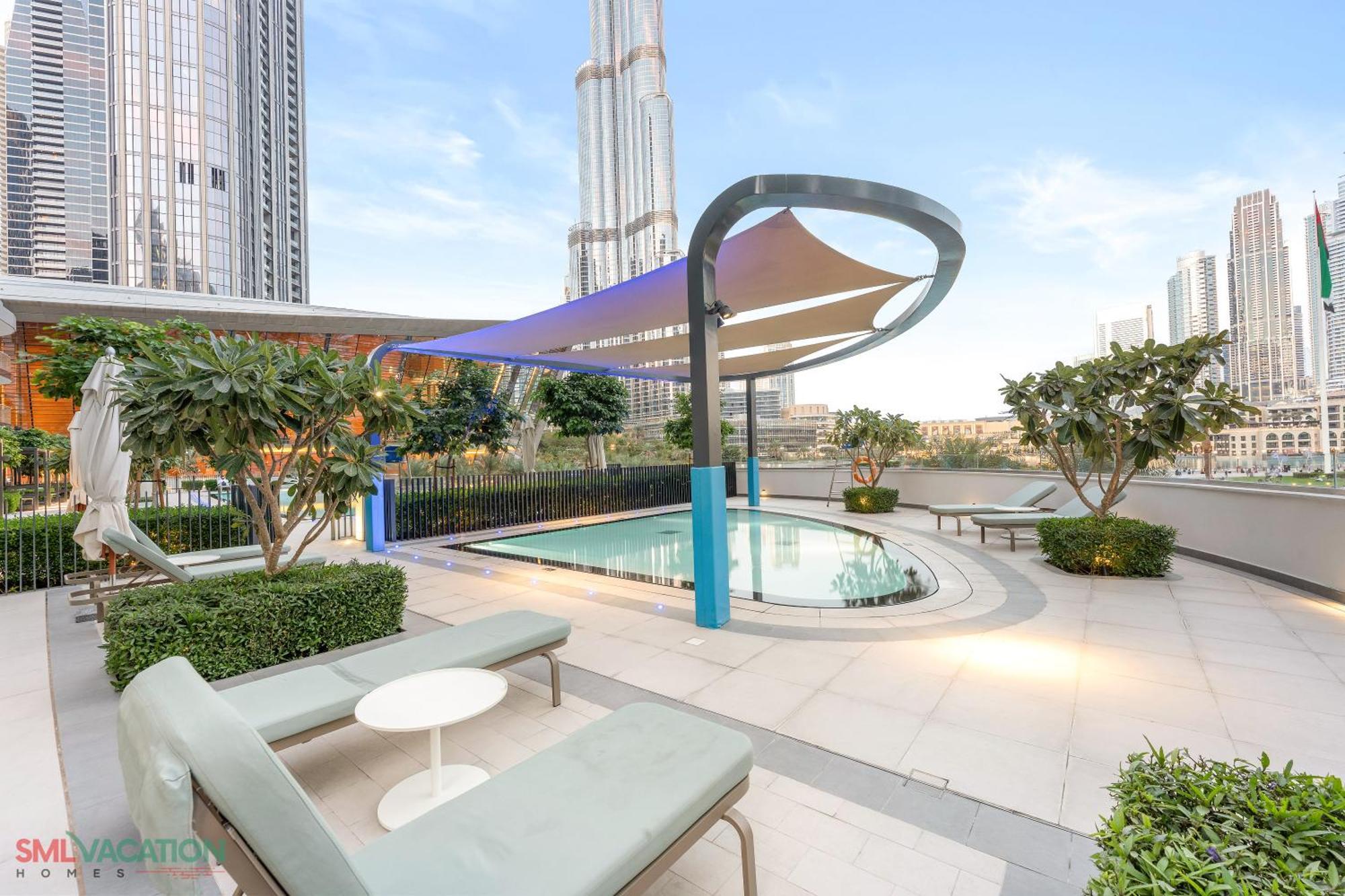 Sml Vacation Homes - Sky High Apartments With Burj Khalifa And Dubai Fountain Views At Grande Signature, Downtown Дубай Экстерьер фото