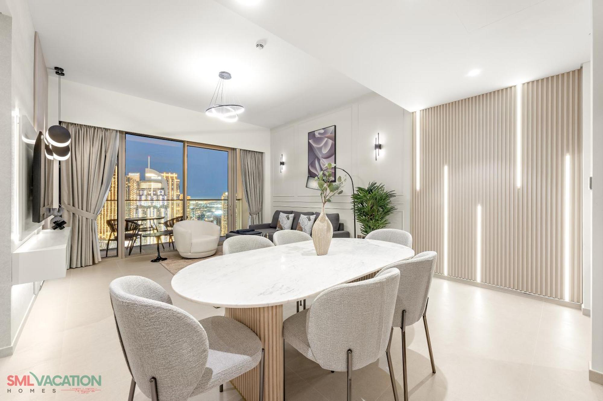 Sml Vacation Homes - Sky High Apartments With Burj Khalifa And Dubai Fountain Views At Grande Signature, Downtown Дубай Экстерьер фото